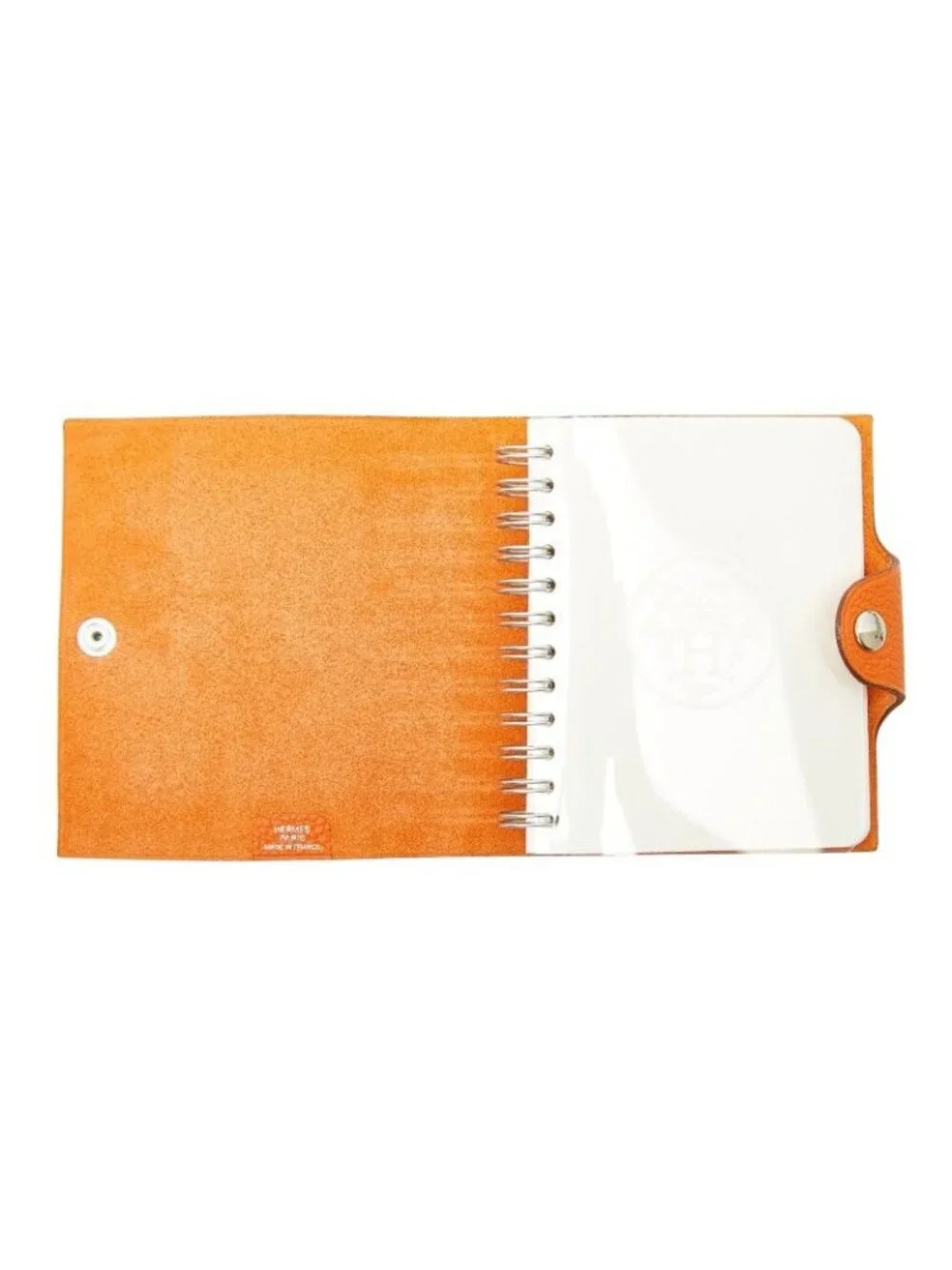 Hermes Ulysse Mini Notebook Cover System with Refill Orange Togo Agenda